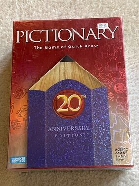 Pictionary 20th Anniversary Edition Board Game NWT